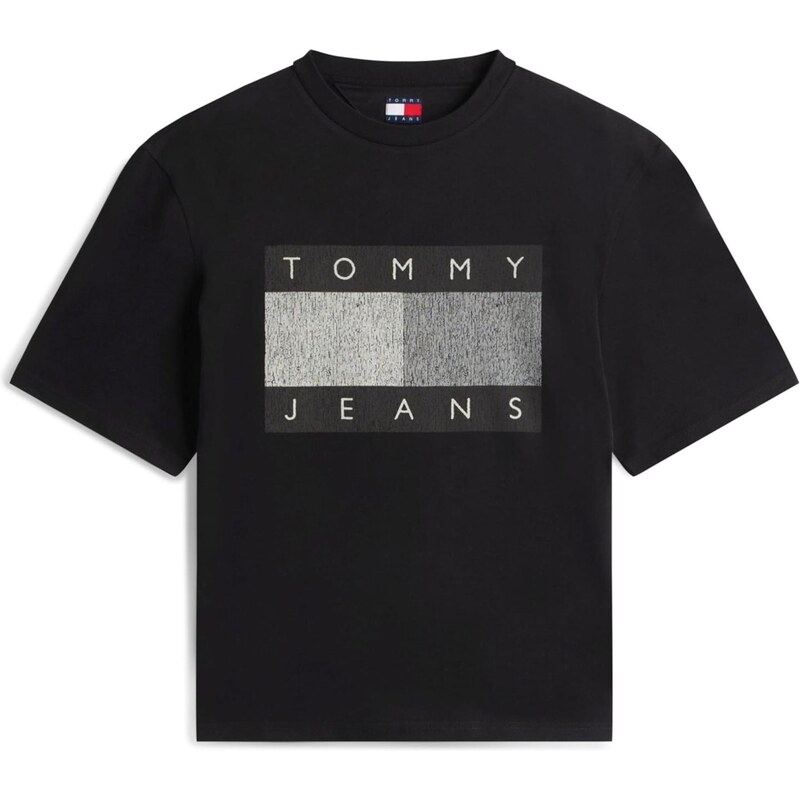 Tommy Jeans Tričko 90S sivá / svetlosivá / čierna 66868559