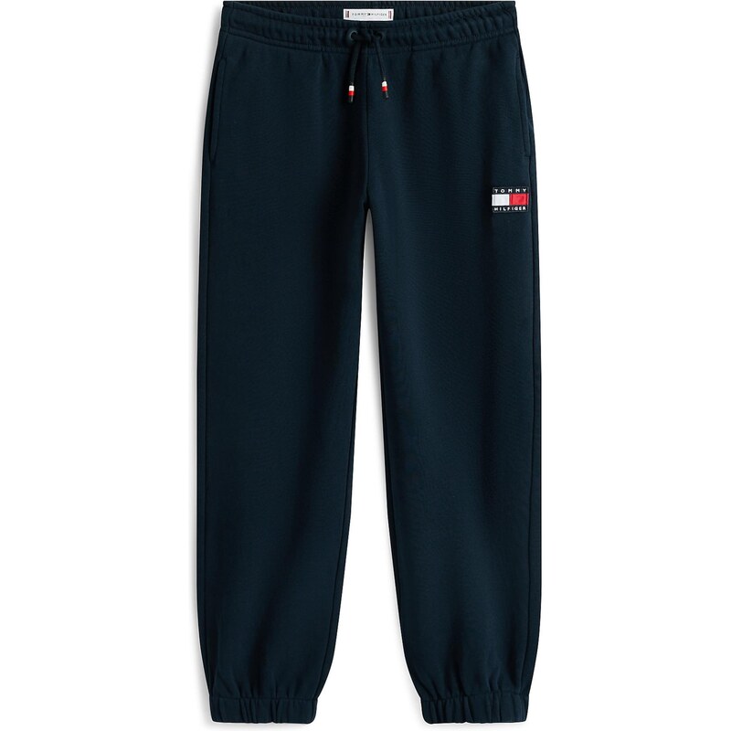 TOMMY HILFIGER Nohavice tmavomodrá / červená / biela 66868569