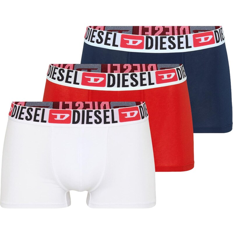 DIESEL Boxerky Damien tmavomodrá / červená / čierna / biela 66868596