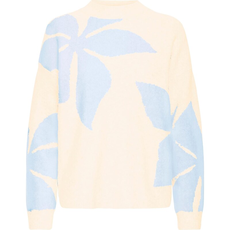 b.young Sveter BYOmea piesková / svetlomodrá 66868639