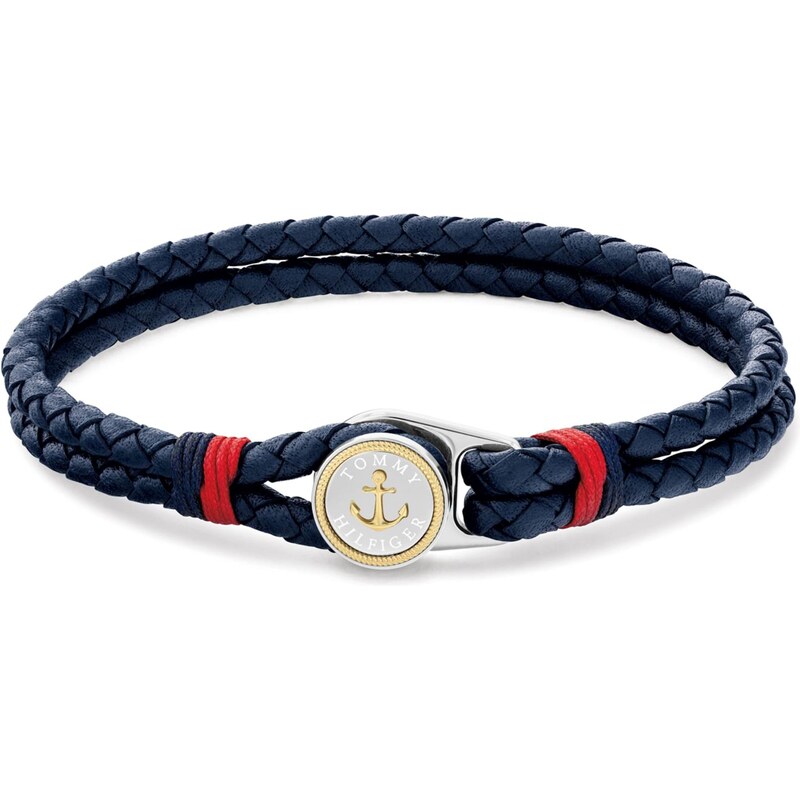 TOMMY HILFIGER Náramok Nautical modrá / červená 66868672
