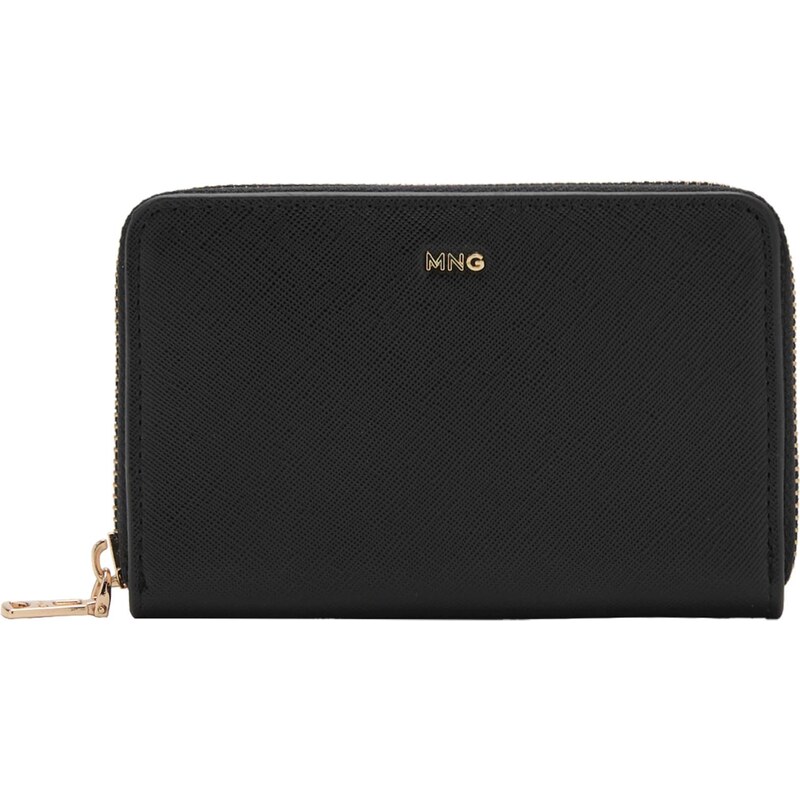 MANGO Peňaženka MARTES čierna 66868690