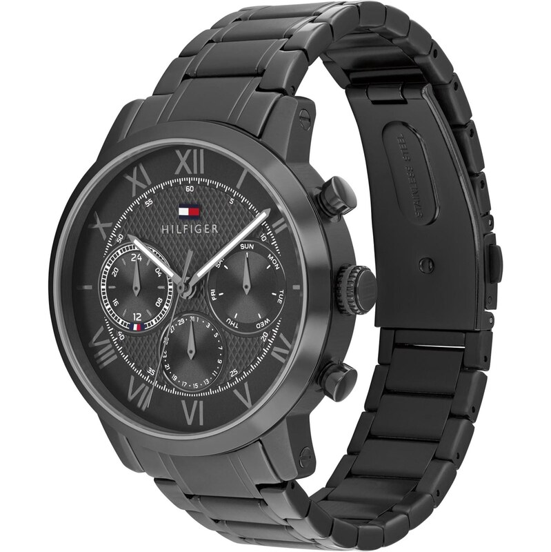 TOMMY HILFIGER Analógové hodinky OXFORD tmavosivá 66868683