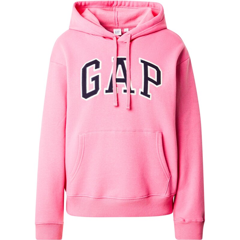 GAP Mikina HERITAGE tmavomodrá / svetloružová / biela 65774219