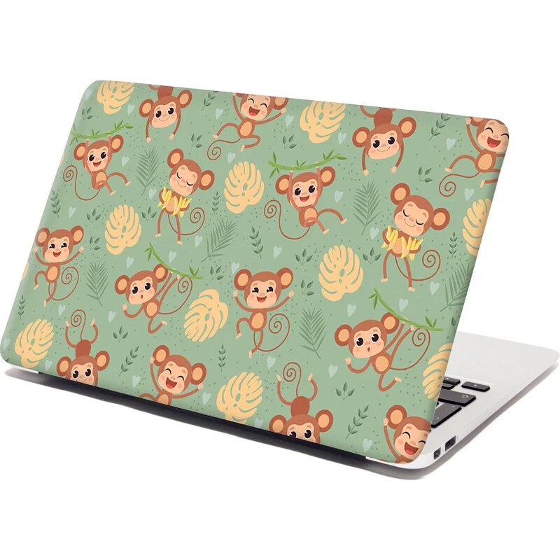 Sablio Samolepka na notebook Roztomilé opičky 65095420