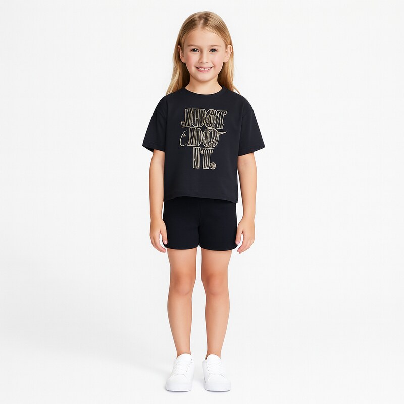Nike shine boxy tee BLACK 49217533