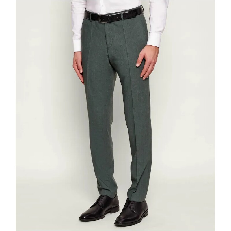 BOSS BLACK Nohavice H-Genius-253 | Slim Fit | s prímesou vlny 66532654