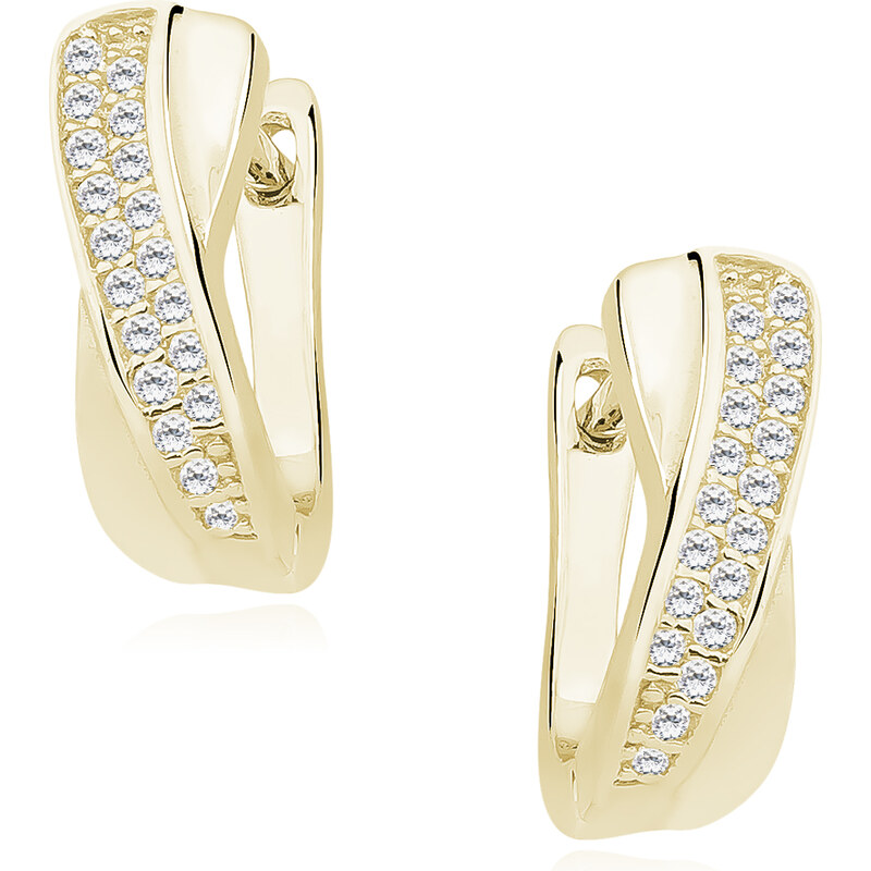 Olivie Strieborné náušnice GOLD 3282 14797932