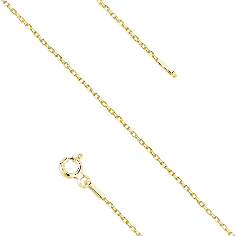 Olivie Strieborná pozlatená 50cm retiazka ANKER 4209 17909676