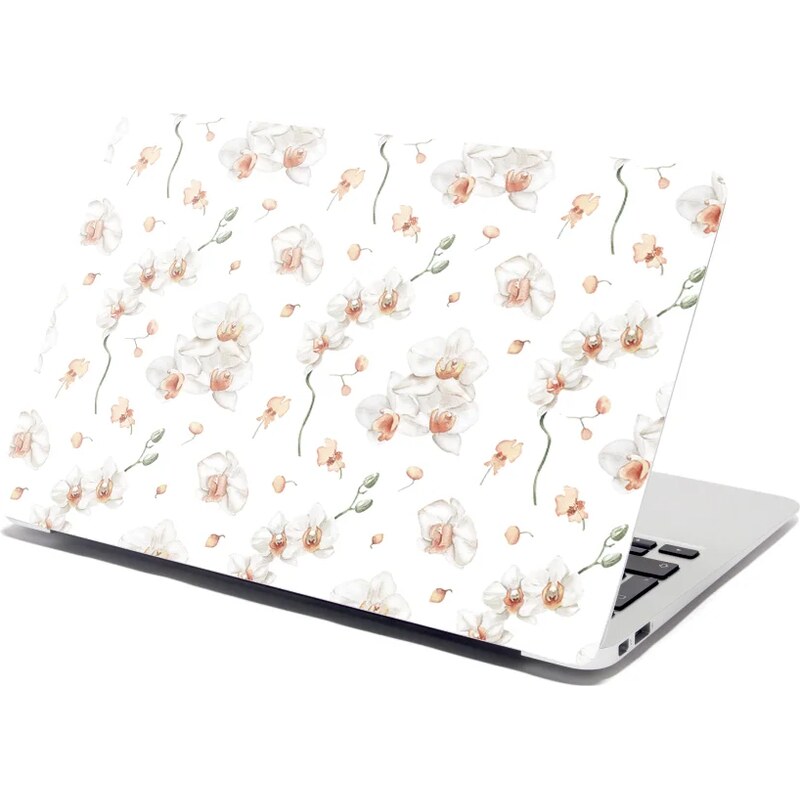 Sablio Samolepka na notebook Biela orchidea 65113418