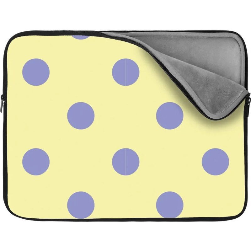 Sablio Obal na notebook Fialové bodky 65430321