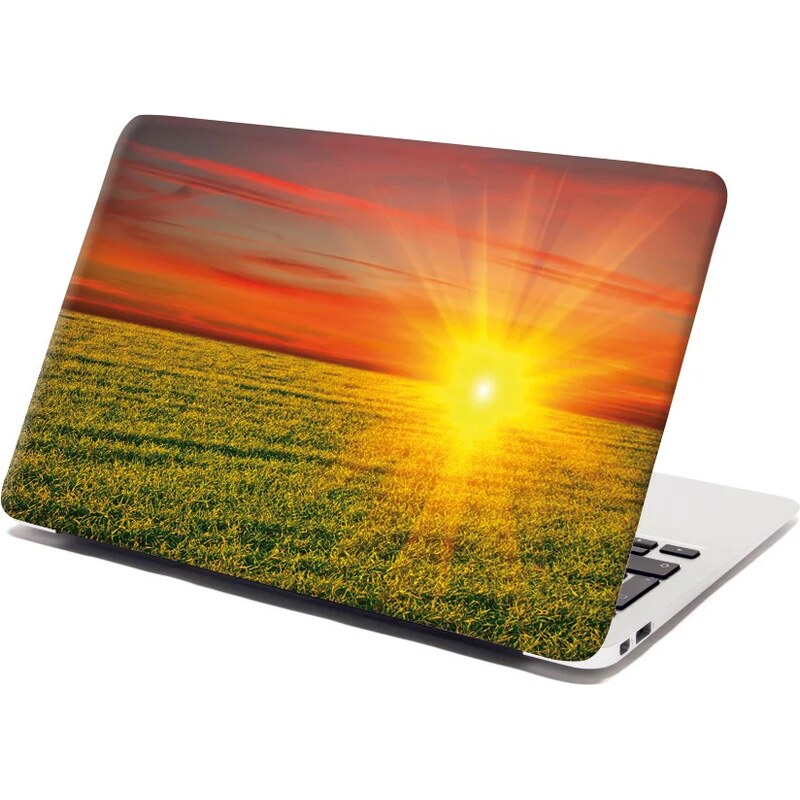 Sablio Samolepka na notebook Západ slnka nad lúkou 65098595