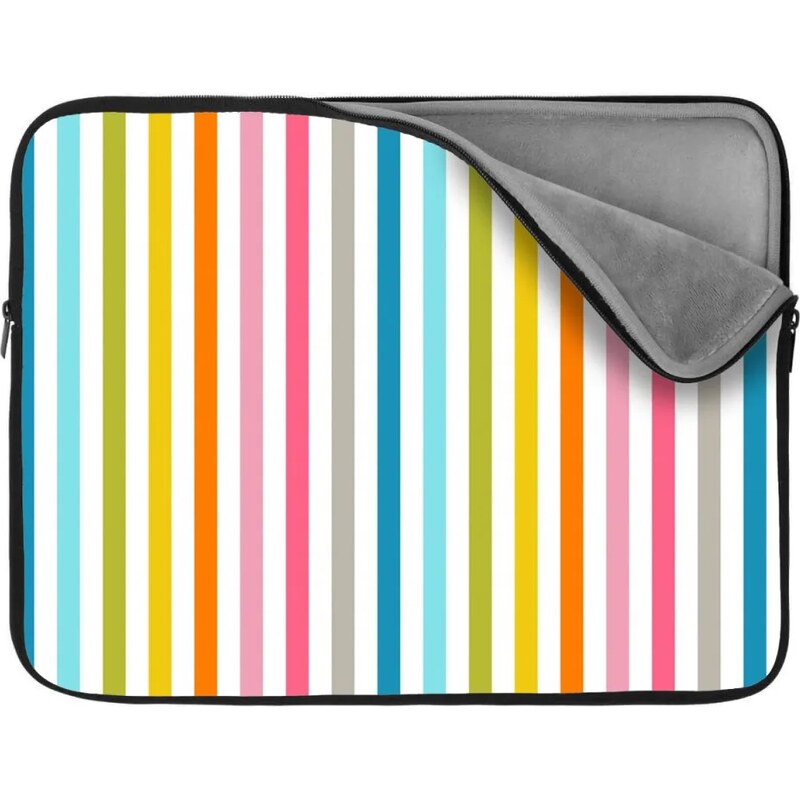 Sablio Obal na notebook Farebné pásiky 65430239
