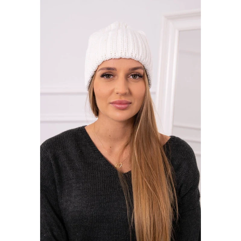 Kesi Dámska zimná čiapka Rebeka K345 biela 66872448