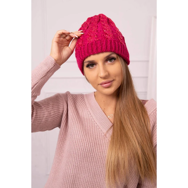 Kesi Dámska čiapka Kalina K362 fuchsia 66872451