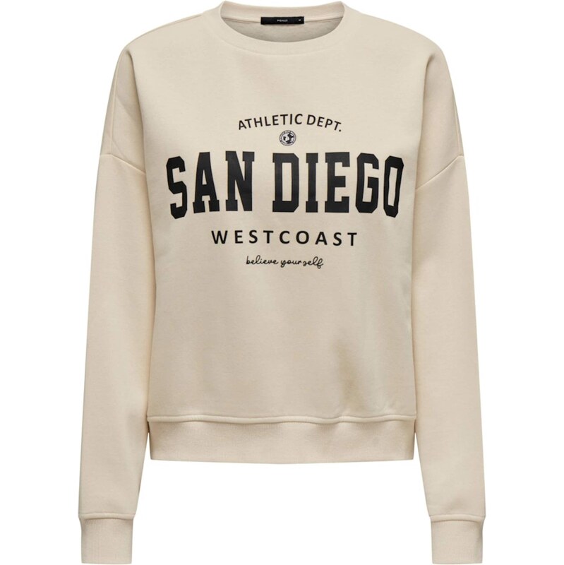 ONLY Mikina béžová / čierna 66875365