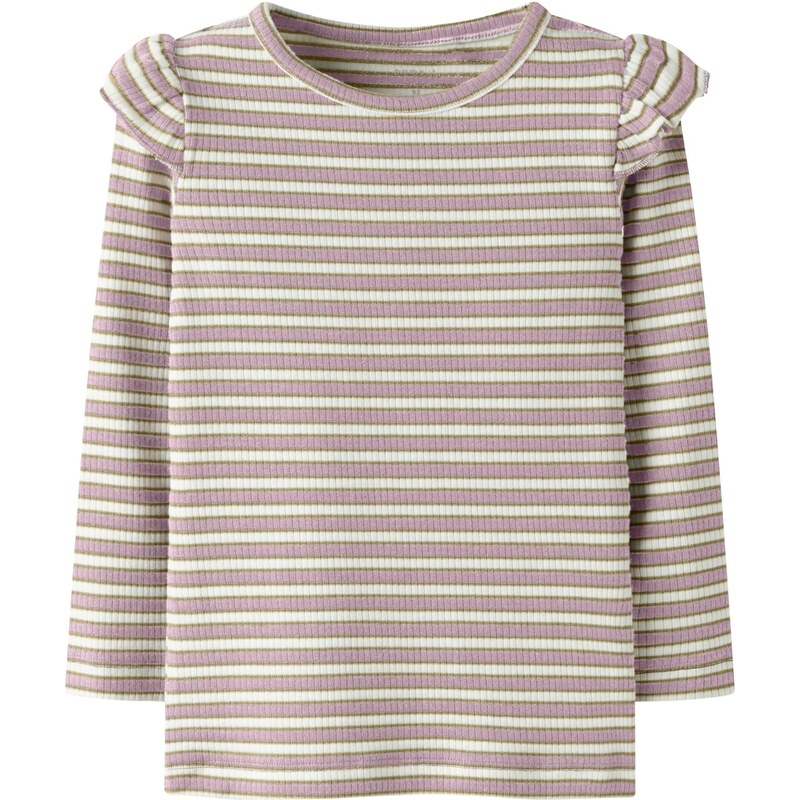 NAME IT Tričko NMFTAIAS olivová / eozín / šedobiela 66875506