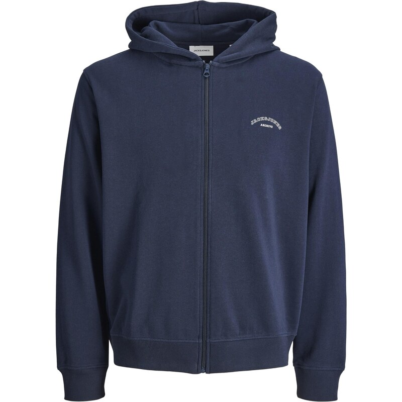 Jack & Jones Junior Tepláková bunda JJCOLLEGE námornícka modrá / biela 66875543