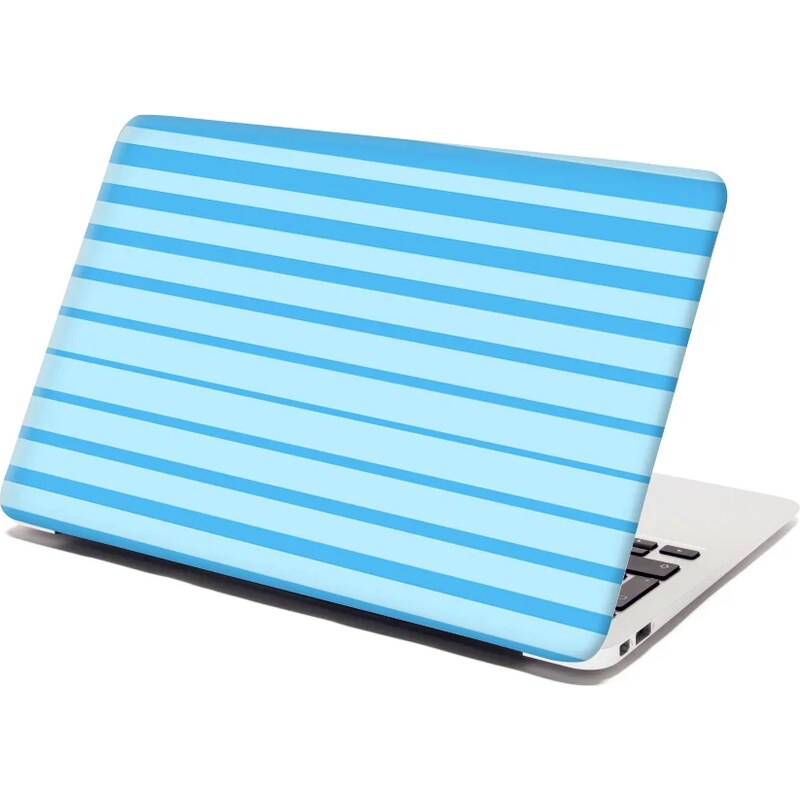 Sablio Samolepka na notebook Svetlomodré pruhy 65100880