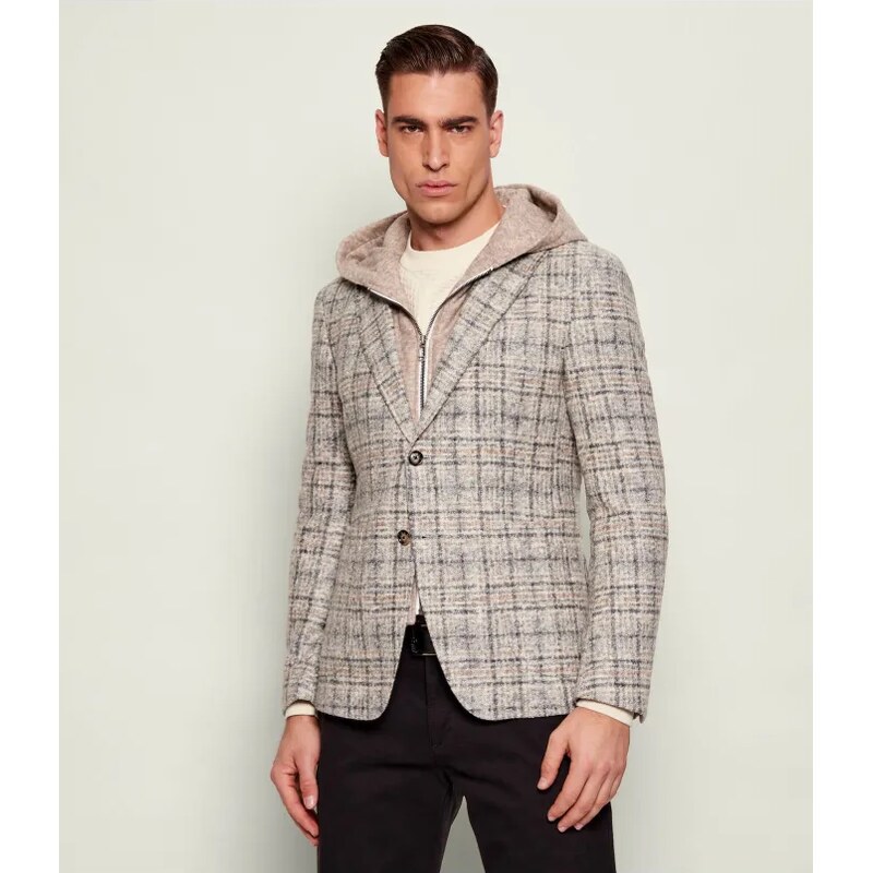 Joop! Vlnená sako 2v1 Huntsville | Slim Fit 66563837