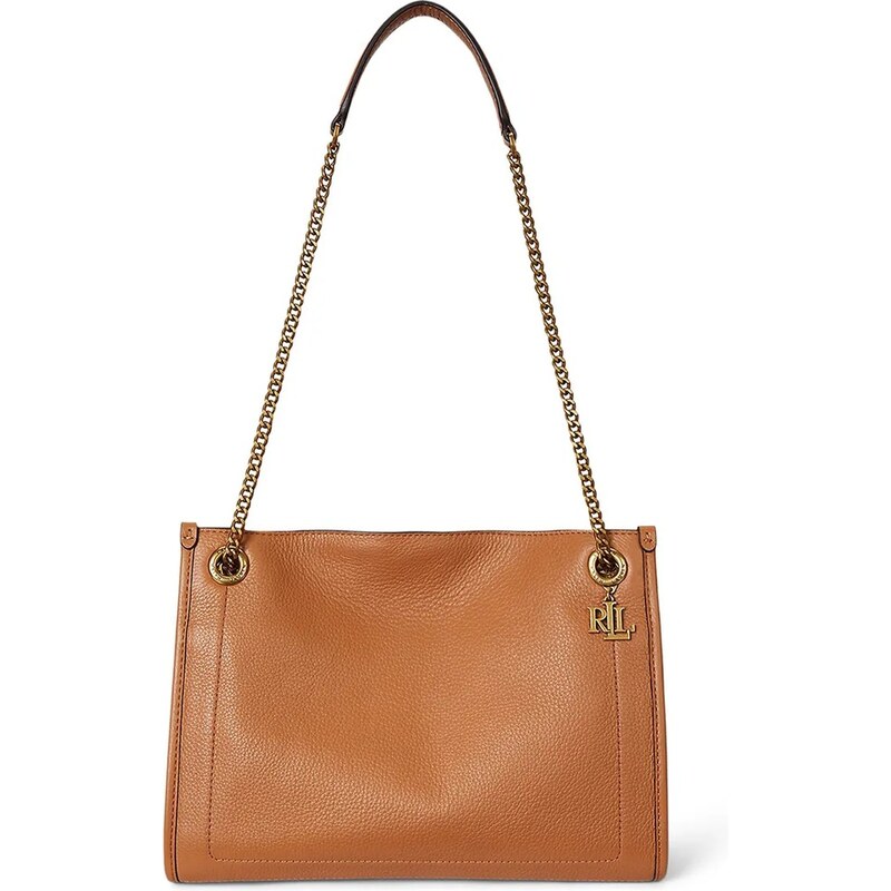 Kožená kabelka Lauren Ralph Lauren 65619206