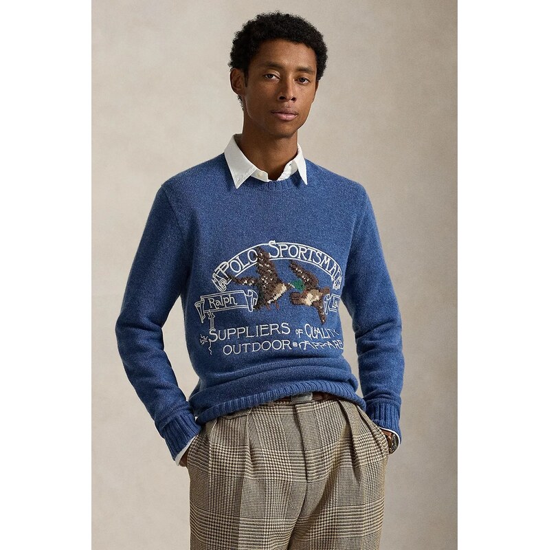 Sveter s prímesou vlny Polo Ralph Lauren 66878780