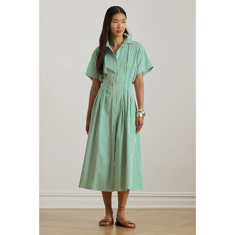 Bavlnené šaty Lauren Ralph Lauren 66878837