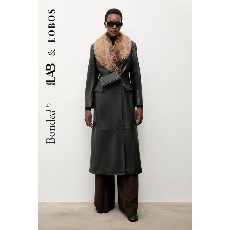 LOBOS Kožená kabelka Answear.LAB 66878859