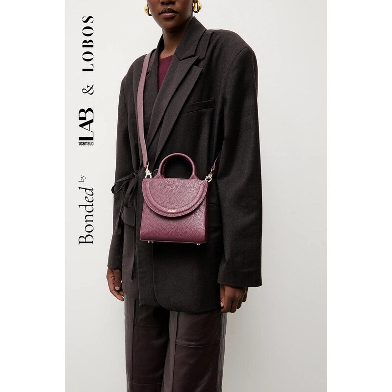 LOBOS Kožená kabelka Answear.LAB 66878863