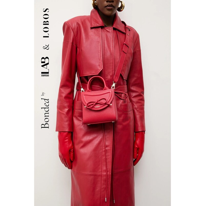 LOBOS Kožená kabelka Answear.LAB 66878865