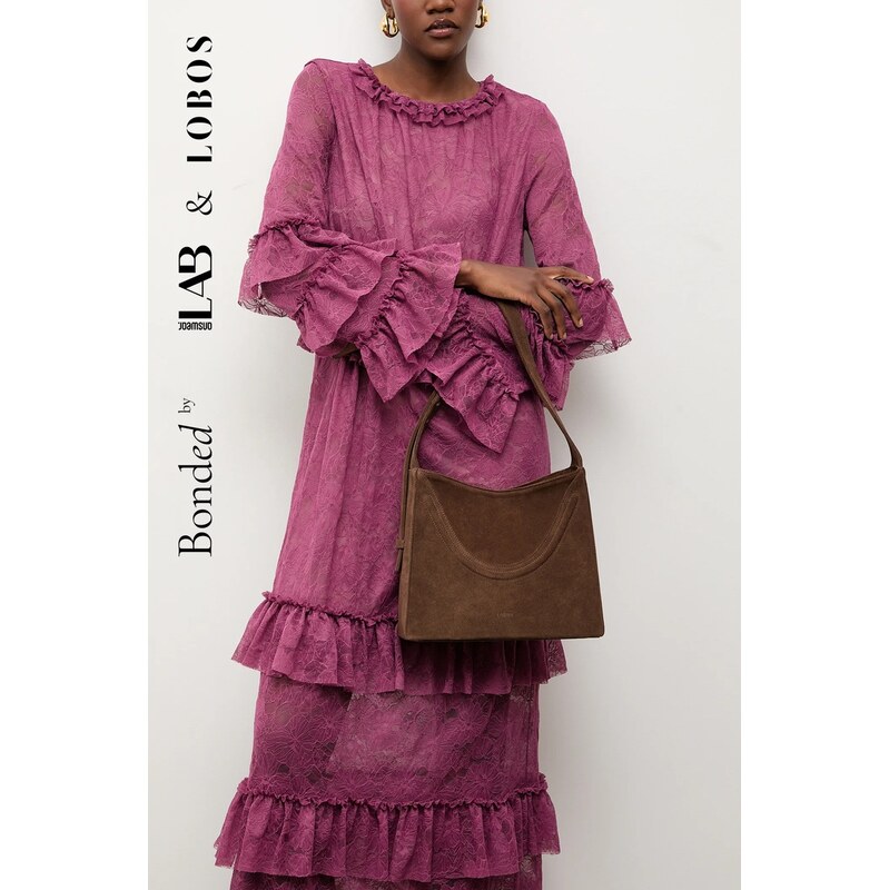 LOBOS Semišová kabelka Answear.LAB 66878871