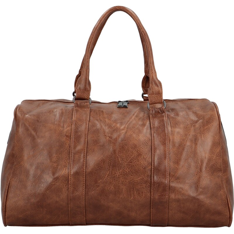 Urban Style Štýlová koženková cestovná taška Maribe, tmavo hnedá 66880680