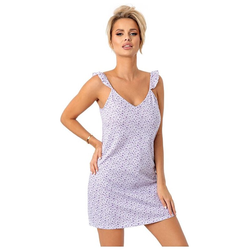 Donna Bavlnená košieľka Fiorella s ramienkami fialová 66881238