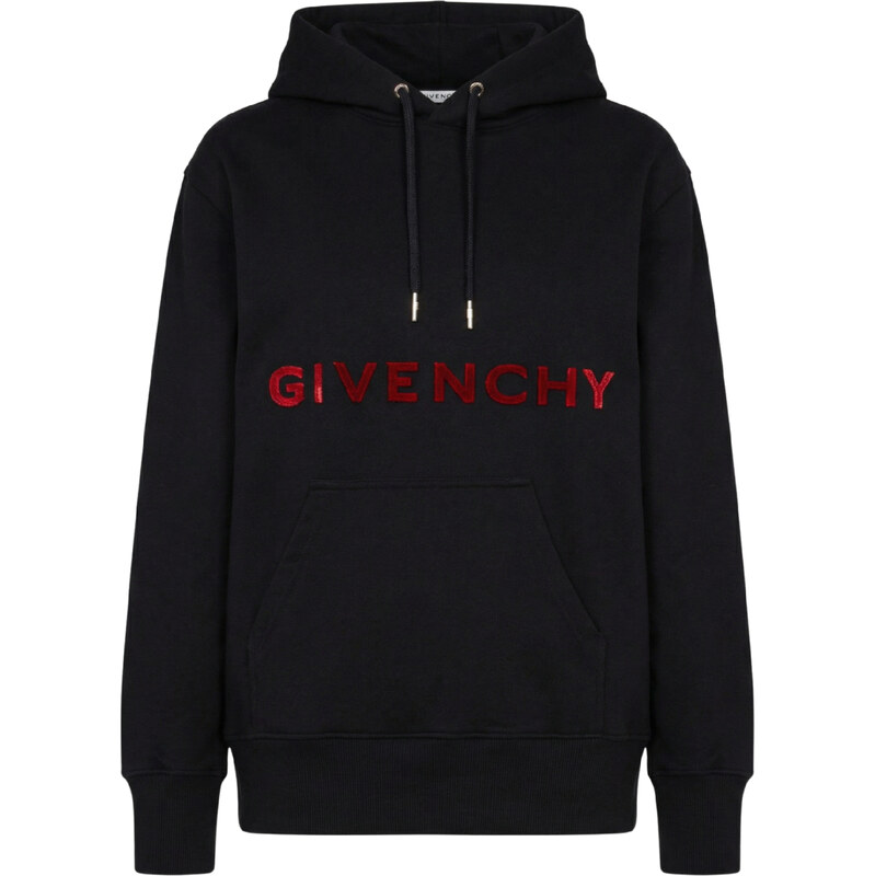 GIVENCHY Red Velvet Black mikina 66882224