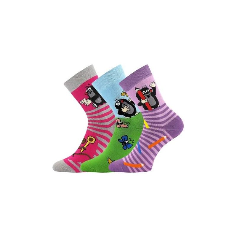 KRTEK FROTÉ detské obrázkové ponožky Boma - HOLKA 66882259