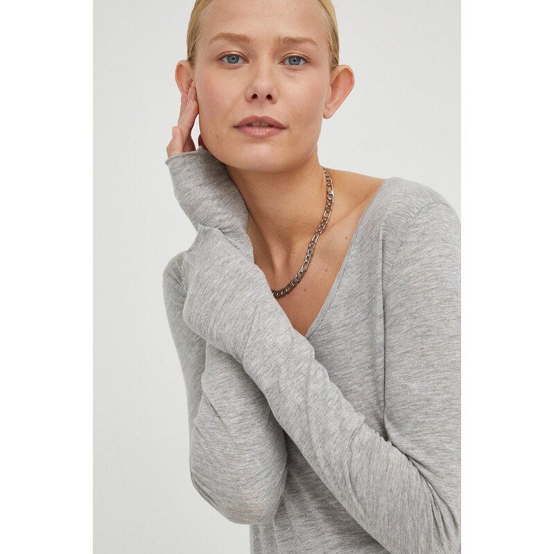 Tričko s dlhým rukávom American Vintage T-SHIRT ML COL V 66882284