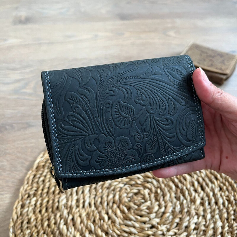 Tillberg Dámska kožená peňaženka čierna HERTA 66882373