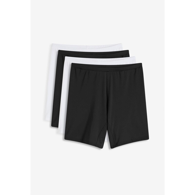 bonprix Boxerky, stredná dĺžka (4 ks v balení), farba biela 64039428