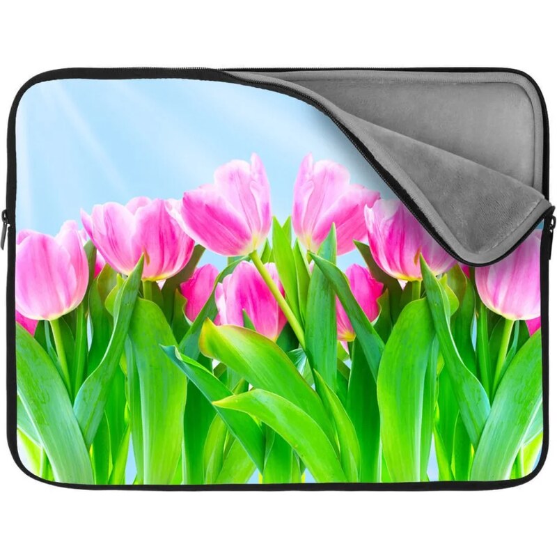 Sablio Obal na notebook Ružové tulipány 65426625