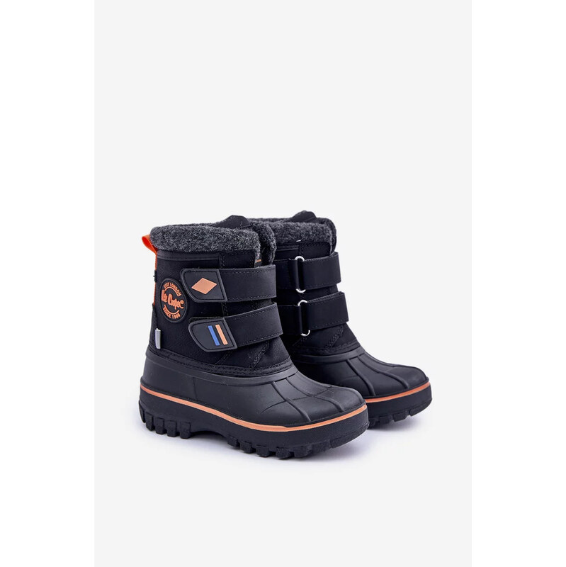 Kesi Detské snežnice so suchým zipsom Lee Cooper - čierne 66884493