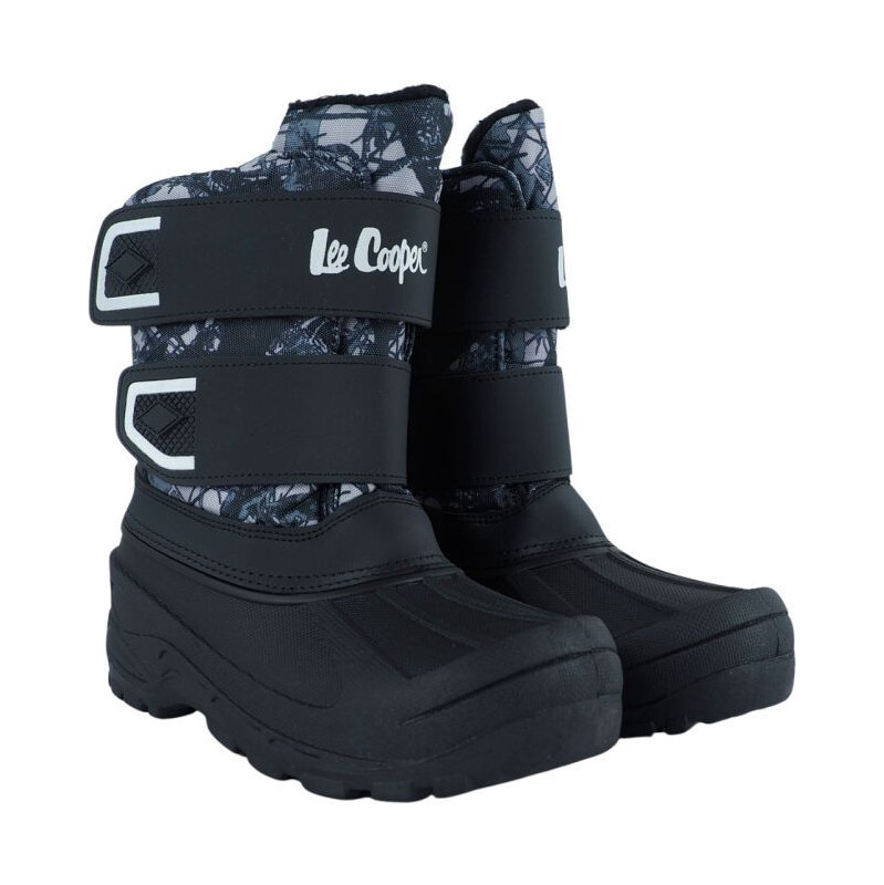 Detské snehové topánky LCJ-25-10-3781K Čierne s modrou - Lee Cooper 66884855