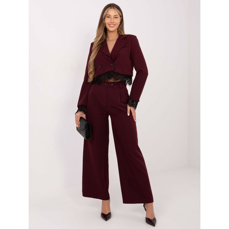 FPrice IT nohavice SP FL9020 1.73 bordová 67681802