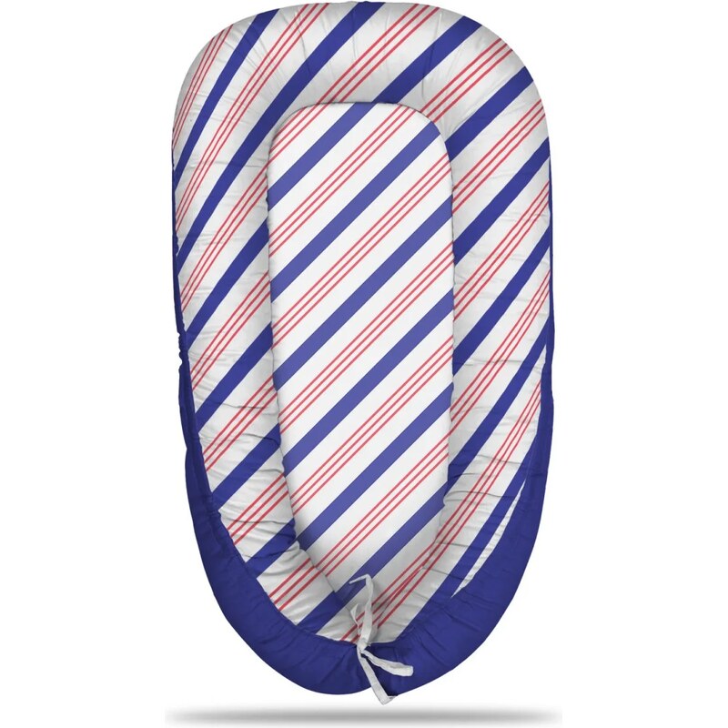 Sablio Hniezdočko pre bábätko Modročervené pruhy 65114102