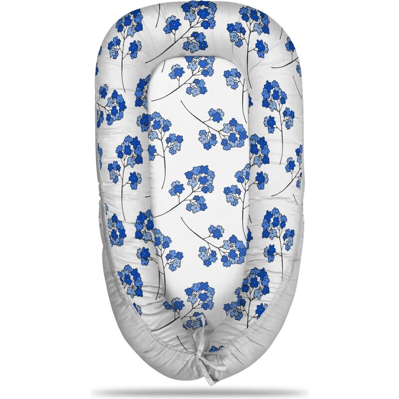 Sablio Hniezdočko pre bábätko Modré kvety 65114215