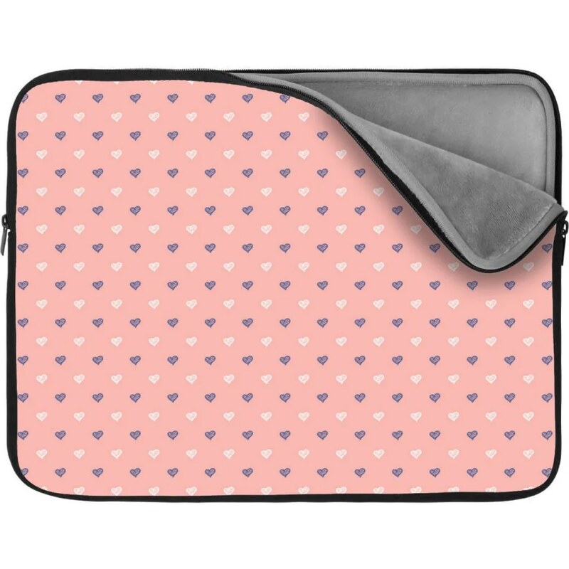 Sablio Obal na notebook Srdiečka na ružovej 65426947