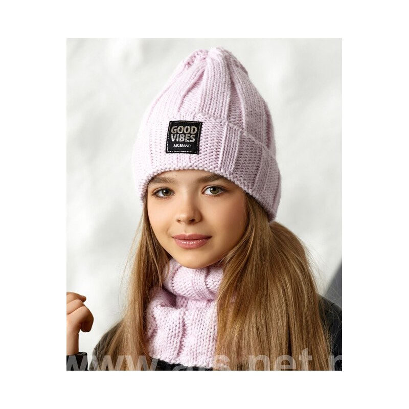 AJS Čiapka a nákrčník AJS-42-573 G-červená uni 49873356