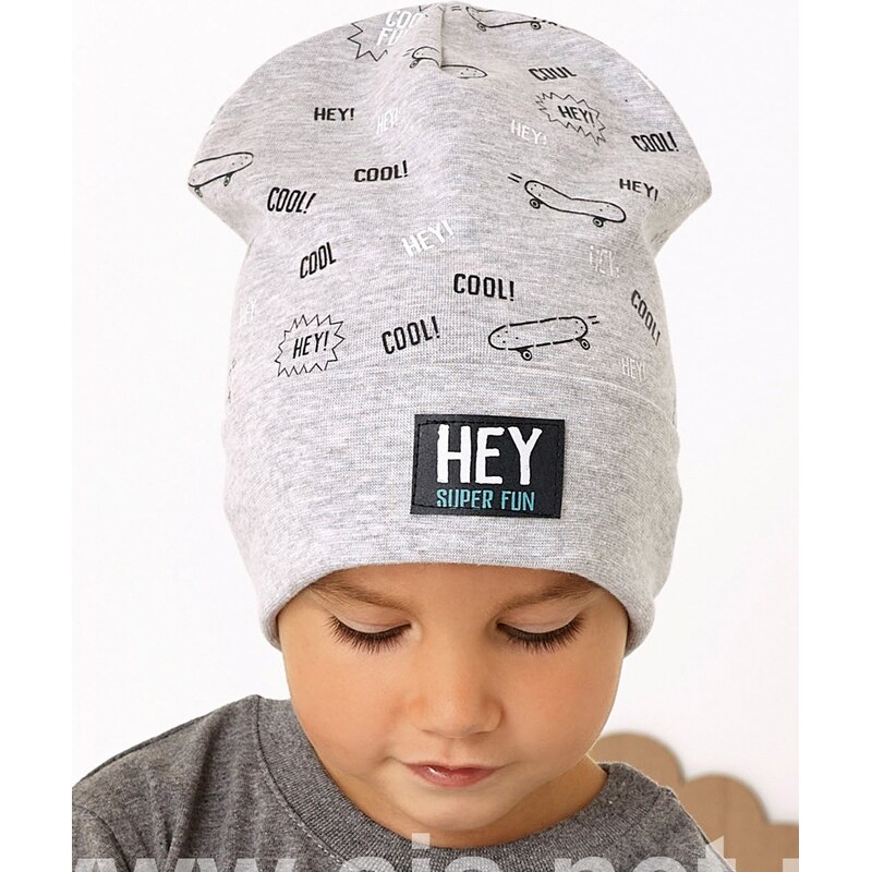 AJS Čiapka AJS-46-115 A-sv.sivá 52-54 49873581