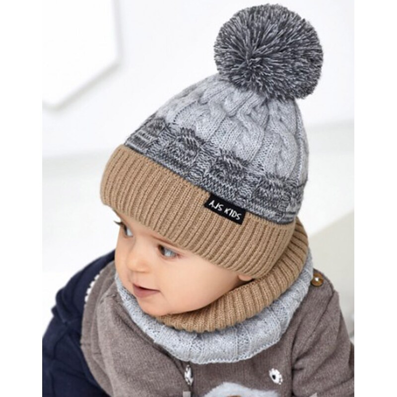 AJS Čiapka a nákrčník AJS-44-442 A-béžováS 44-48 49873368