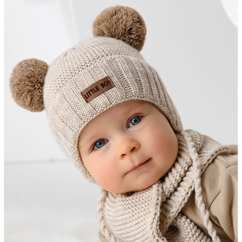 AJS Čiapka a šál AJS-46-410 B-hnedá 36-38 49874149