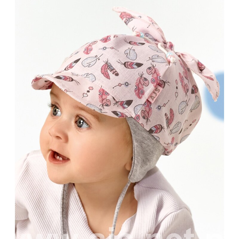 AJS Čiapka AJS-46-234 A-ružová 42 49873732